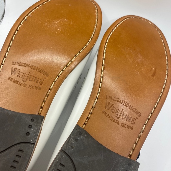 Weejuns Size 5 1/2 Women’s New Without Tag White Penny Flora Loafer - Picture 7 of 8